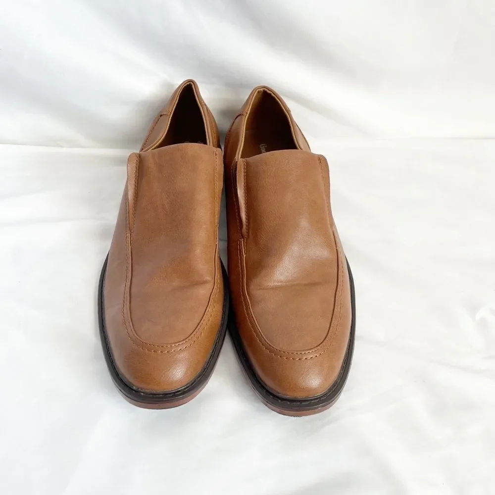 Goodfellow & Co Brown Faux Leather Slip on Shoes 9